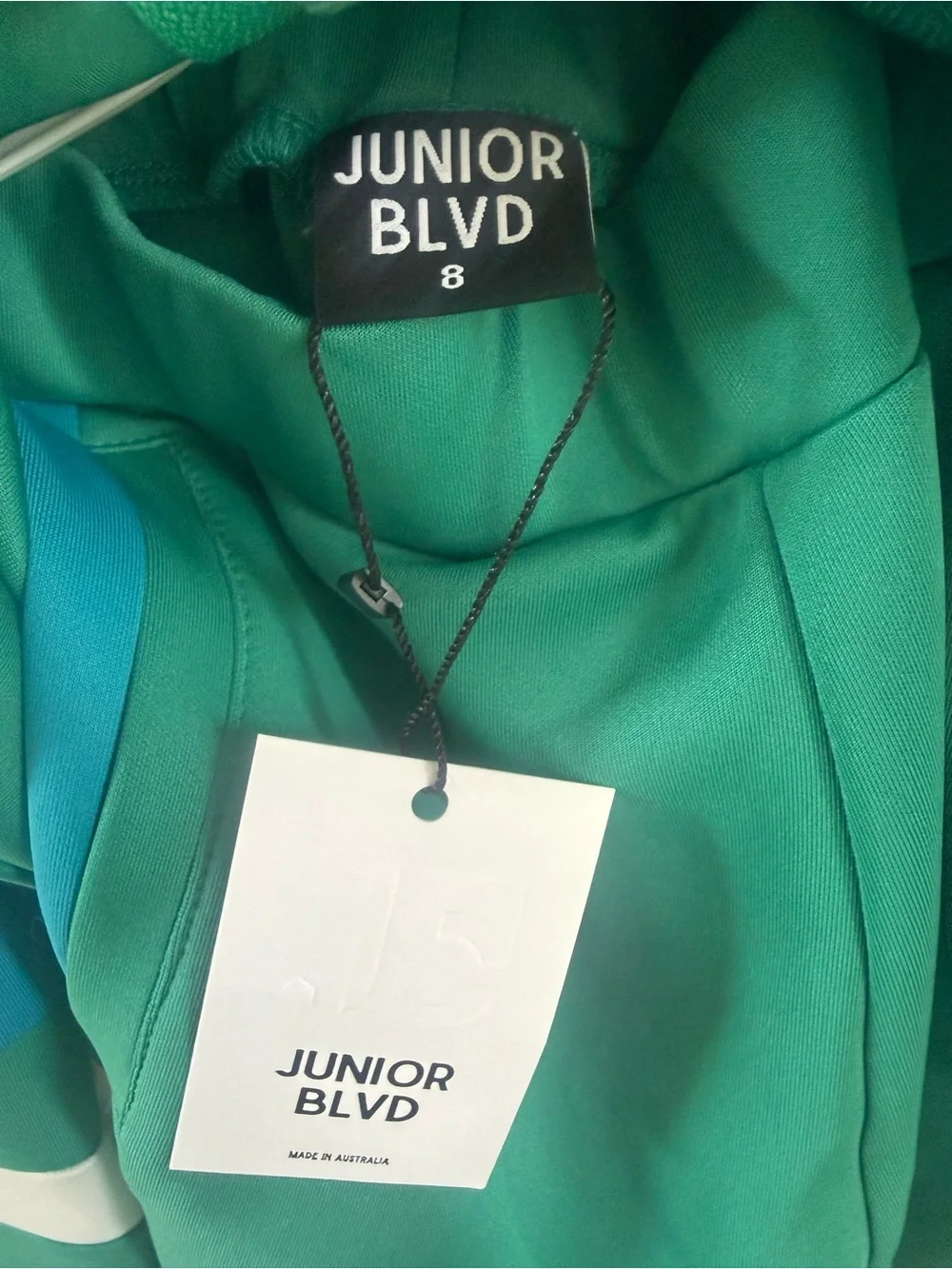 Junior BLVD Kids Teal Athletic Top - Bright Teal